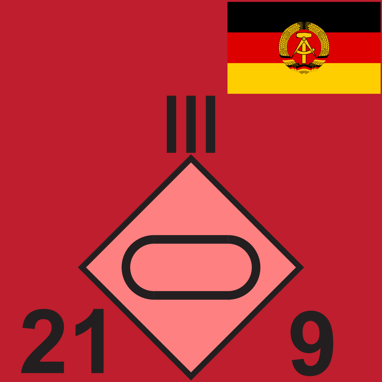 RED GDR 21 TR 1989